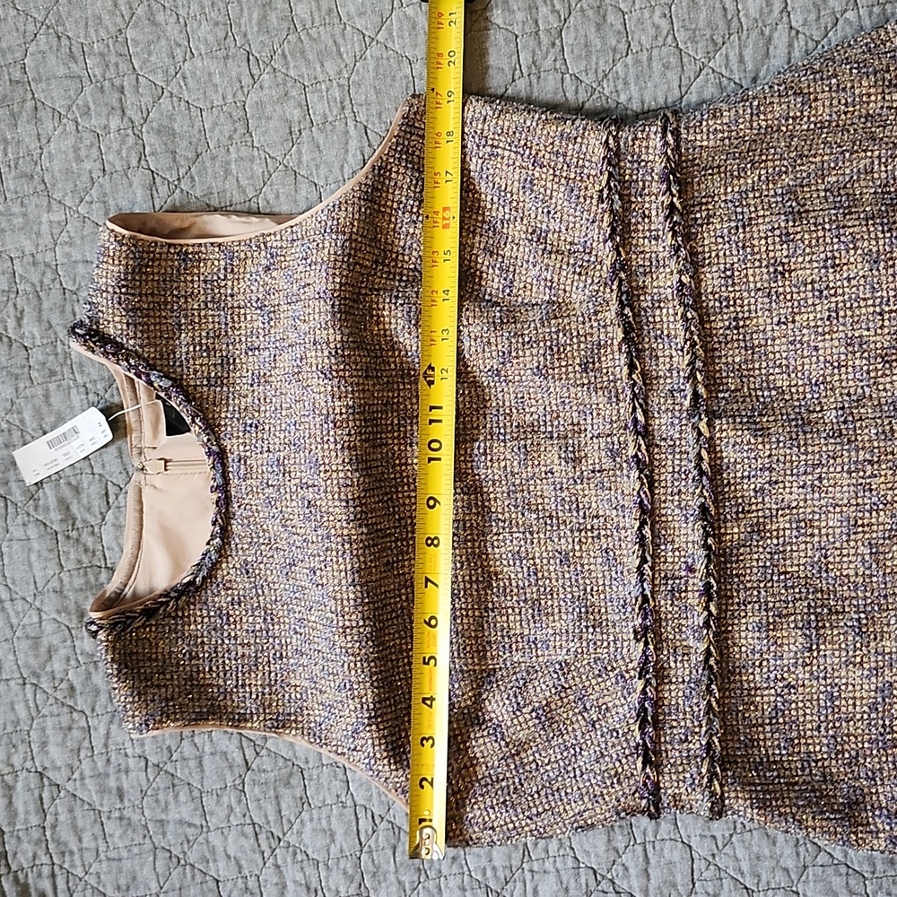 J. Crew Multicolor Tweed Midi Dress - Picture 8 of 12